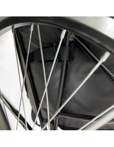 Wozinsky torba rowerowa podwójna plecak 2w1 30l czarna (wbb30bk)