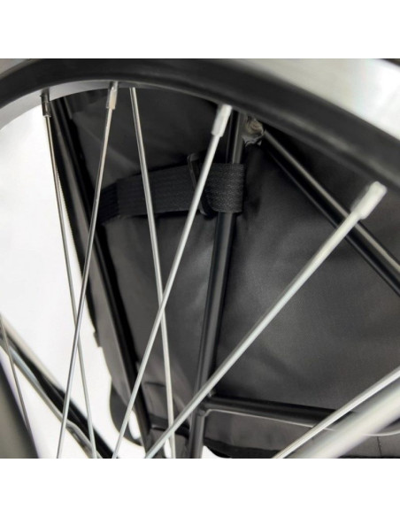 Wozinsky torba rowerowa podwójna plecak 2w1 30l czarna (wbb30bk)