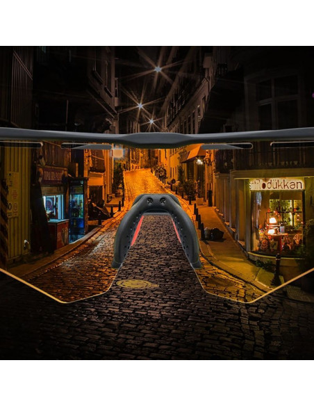 Okulary rowerowe rockbros polaryzacyjne z ochroną uv i wkładką korekcyjną - szare