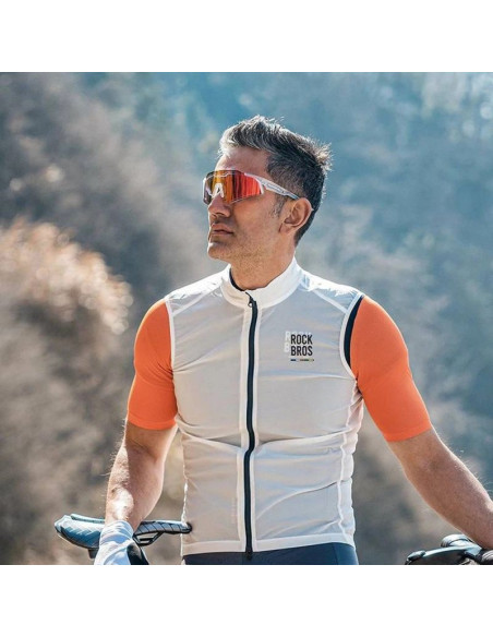 Okulary rowerowe rockbros sp291 fotochromowe uv400 - białe