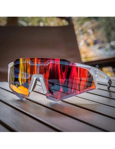 Okulary rowerowe rockbros sp291 fotochromowe uv400 - białe