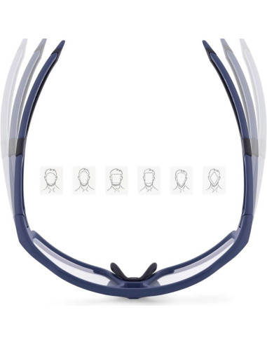 Okulary rowerowe rockbros sp216bl fotochromowe uv400 - niebieskie