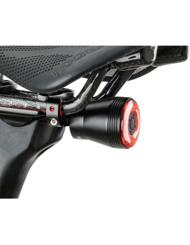 Lampka rowerowa rockbros q5 tylna z inteligentnym systemem stop - czarna