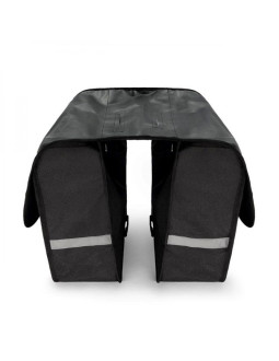 Wozinsky sakwa rowerowa na bagażnik podwójna 28 l czarna (wbb34bk)