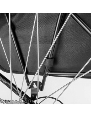 Wozinsky sakwa rowerowa na bagażnik podwójna 28 l czarna (wbb34bk)