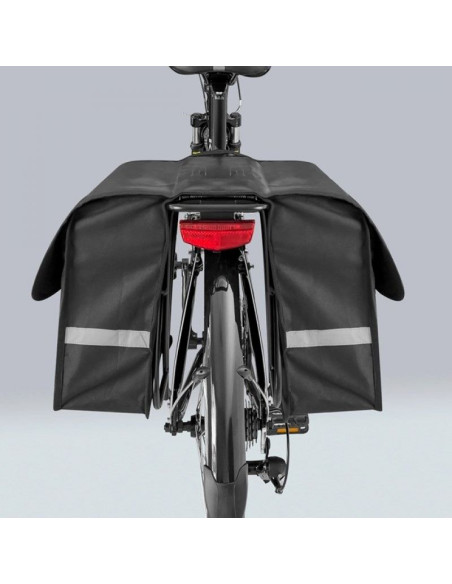 Wozinsky sakwa rowerowa na bagażnik podwójna 28 l czarna (wbb34bk)