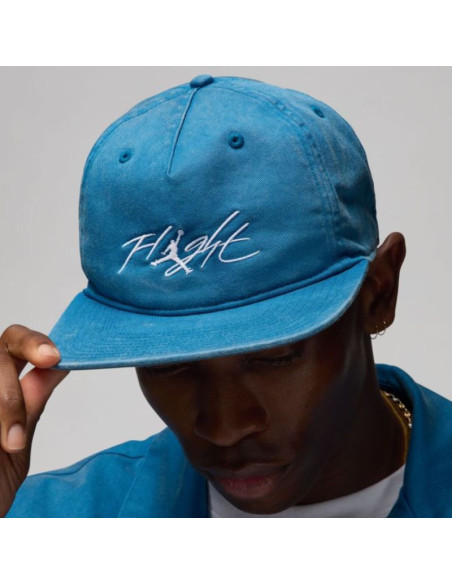 Czapka z daszkiem air jordan flight pro unstructured industrial blue - fv5300-457