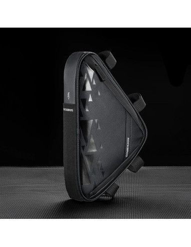 Torba rowerowa rockbros b39-2 wodoodporna na ramę - czarna