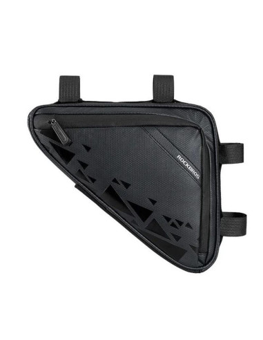 Torba rowerowa rockbros b39-2 wodoodporna na ramę - czarna