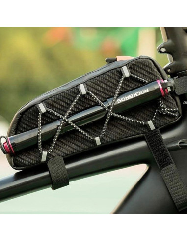 Torba rockbros 039bk rowerowa na ramę 1 l z plecionką - czarna