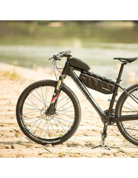 Torba rockbros as-019-1 rowerowa na ramę wodoodporna 1.6 l - czarna