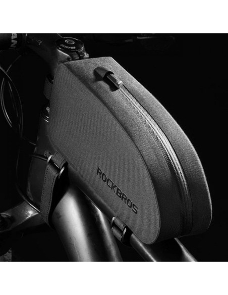 Torba rockbros as-019-1 rowerowa na ramę wodoodporna 1.6 l - czarna