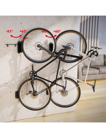 Maclean stojak uchwyt rowerowy naścienny, 35kg max mc-499
