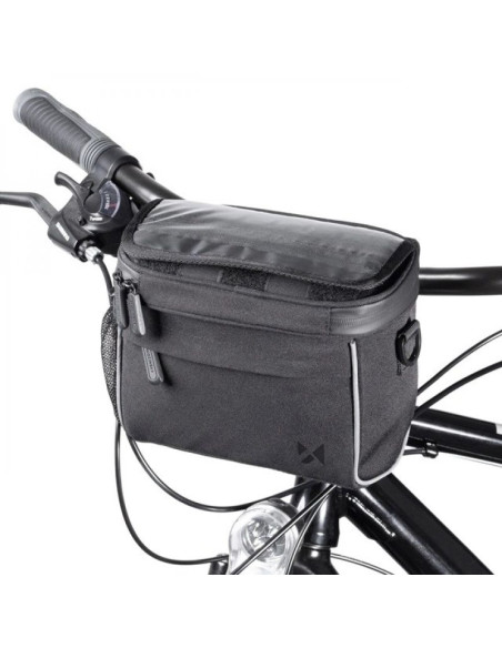 Wozinsky torba rowerowa na kierownicę torba rowerowa na ramię czarna (wbhbb-01)