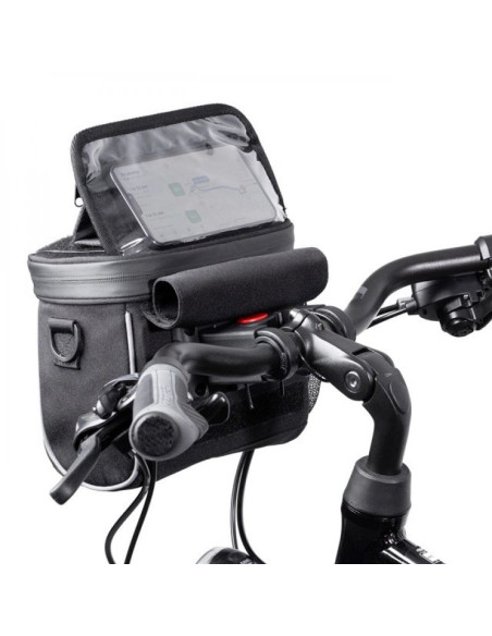 Wozinsky torba rowerowa na kierownicę torba rowerowa na ramię czarna (wbhbb-01)