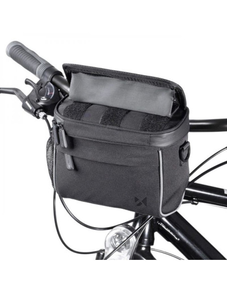 Wozinsky torba rowerowa na kierownicę torba rowerowa na ramię czarna (wbhbb-01)