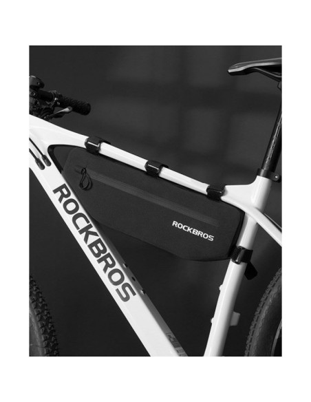Sakwa rowerowa rockbros as-043 na rzepy 3l - czarna