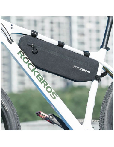 Sakwa rowerowa rockbros as-043 na rzepy 3l - czarna