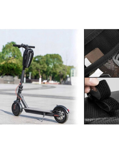 Torba rowerowa rockbros b62-1 na kierownicę lub ramę 3 l - czarna