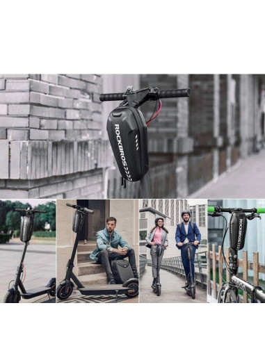 Torba rowerowa rockbros b62-1 na kierownicę lub ramę 3 l - czarna