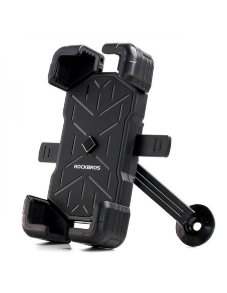 Uchwyt na telefon rockbros 25210030007 do motocyklu - czarny
