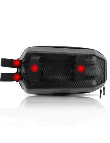 Wozinsky wodoodporna torba na kierownicę hulajnogi torba na hulajnogę 4 l czarna (wsb2bk)