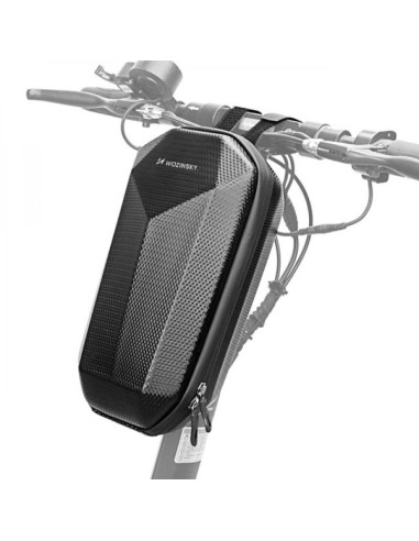 Wozinsky wodoodporna torba na kierownicę hulajnogi torba na hulajnogę 4 l czarna (wsb2bk)