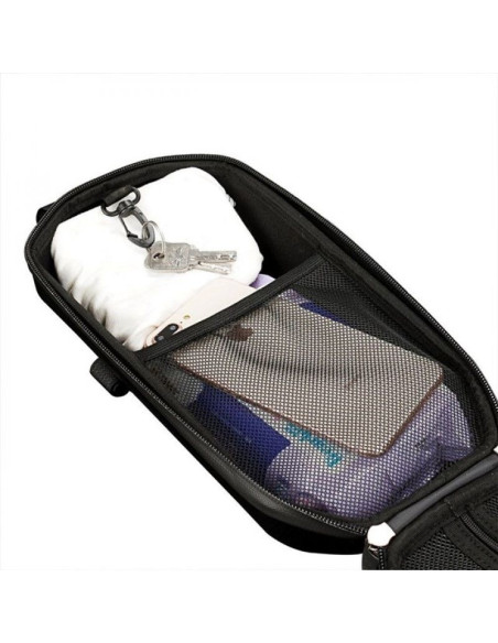 Wozinsky wodoodporna torba na kierownicę hulajnogi torba na hulajnogę 4 l czarna (wsb2bk)