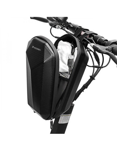 Wozinsky wodoodporna torba na kierownicę hulajnogi torba na hulajnogę 4 l czarna (wsb2bk)