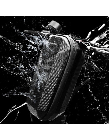 Wozinsky wodoodporna torba na kierownicę hulajnogi torba na hulajnogę 4 l czarna (wsb2bk)