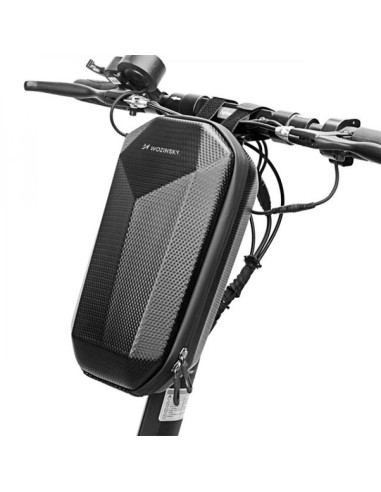 Wozinsky wodoodporna torba na kierownicę hulajnogi torba na hulajnogę 4 l czarna (wsb2bk)