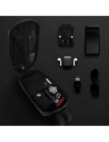 Wozinsky wodoodporna torba na kierownicę hulajnogi torba na hulajnogę 4 l czarna (wsb2bk)