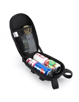 Wozinsky wodoodporna torba na kierownicę hulajnogi torba na hulajnogę 4l czarna (wsb1bk)