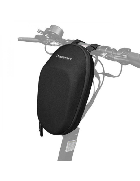 Wozinsky wodoodporna torba na kierownicę hulajnogi torba na hulajnogę 4l czarna (wsb1bk)