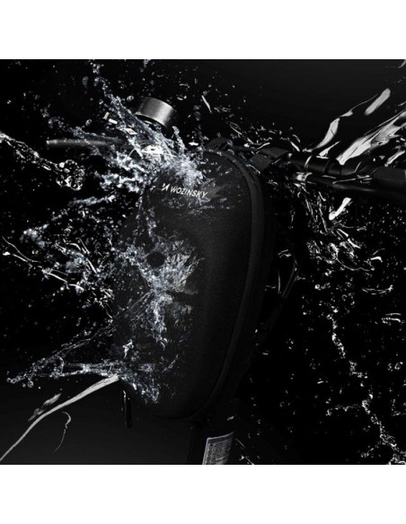 Wozinsky wodoodporna torba na kierownicę hulajnogi torba na hulajnogę 4l czarna (wsb1bk)