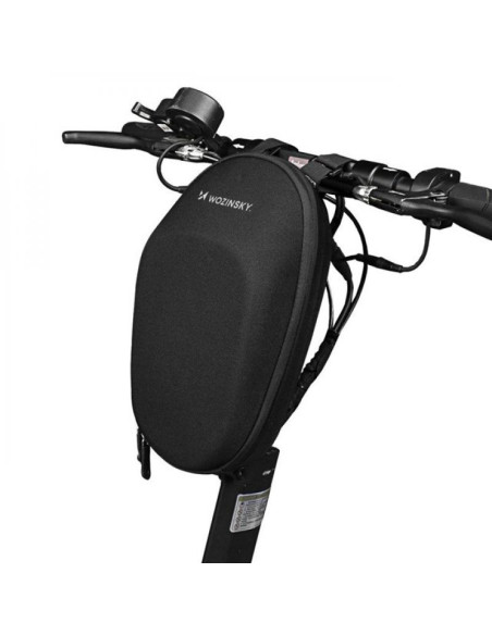 Wozinsky wodoodporna torba na kierownicę hulajnogi torba na hulajnogę 4l czarna (wsb1bk)