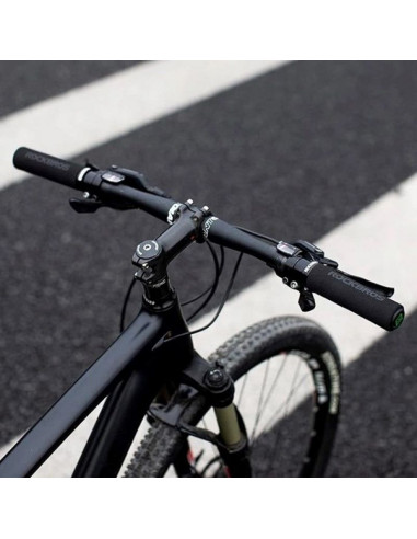 Uchwyty rowerowe rockbros bt1001bkrd z gąbki na kierownicę - czarno-czerwone