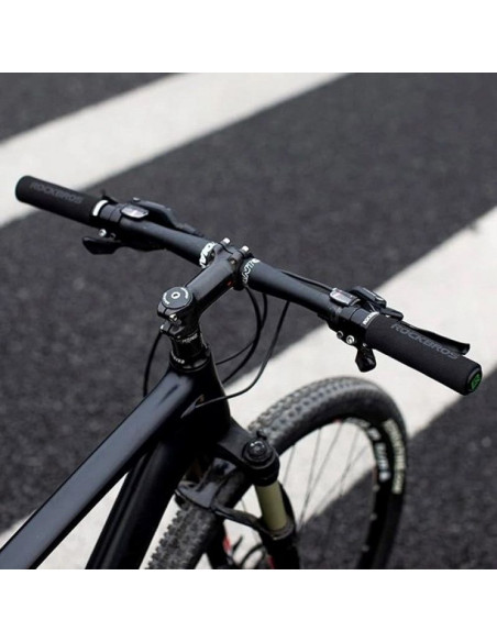 Uchwyty rowerowe rockbros bt1001bkrd z gąbki na kierownicę - czarno-czerwone