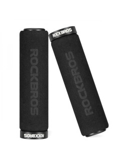 Uchwyty rowerowe rockbros bt1001bkbk z gąbki na kierownicę - czarne