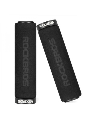 Uchwyty rowerowe rockbros bt1001bkbk z gąbki na kierownicę - czarne