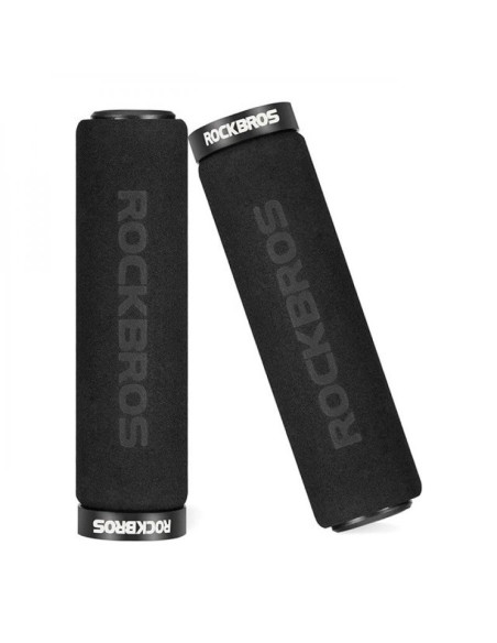 Uchwyty rowerowe rockbros bt1001bkbk z gąbki na kierownicę - czarne