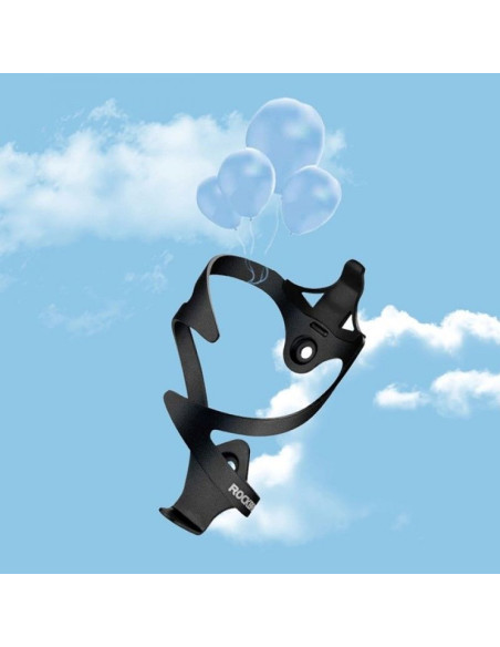 Uchwyt aluminiowy rockbros 2017-11abk na bidon rowerowy - czarny