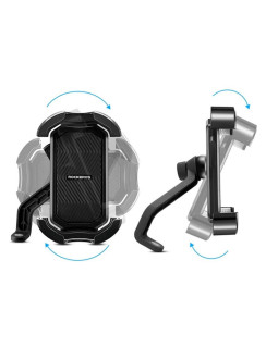 Uchwyt na telefon rockbros 25210032001 do roweru na kierownicę - czarny 2