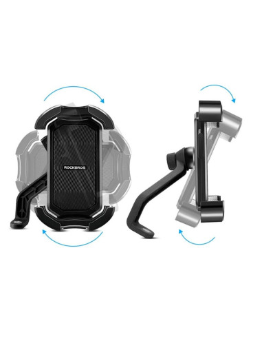 Uchwyt na telefon rockbros 25210032001 do roweru na kierownicę - czarny
