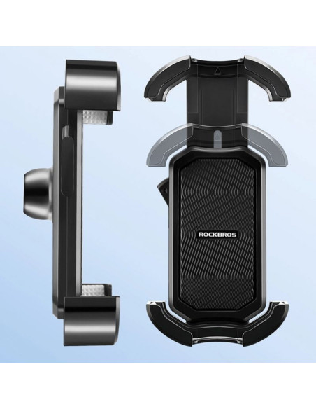 Uchwyt na telefon rockbros 25210032001 do roweru na kierownicę - czarny