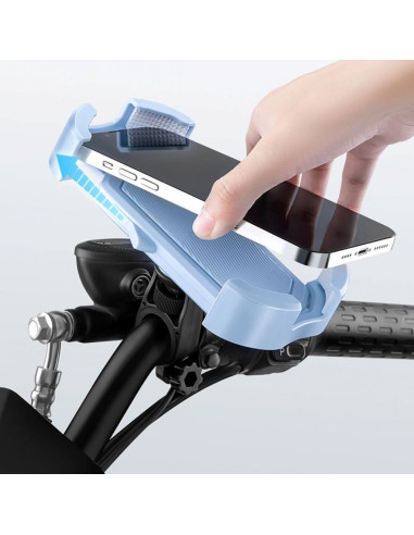 Uchwyt na telefon rockbros 25210032001 do roweru na kierownicę - czarny