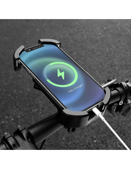 Uchwyt na telefon rockbros 25210032001 do roweru na kierownicę - czarny