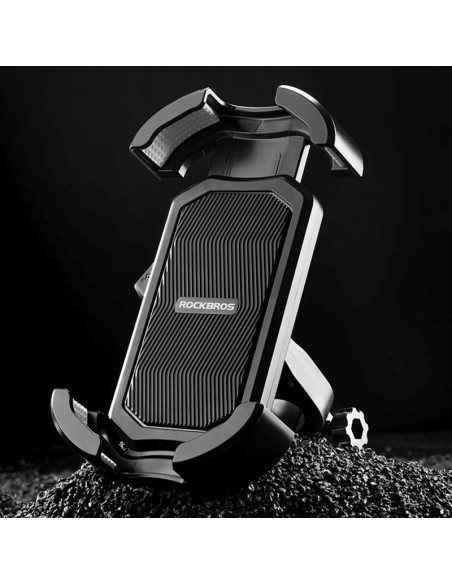 Uchwyt na telefon rockbros 25210032001 do roweru na kierownicę - czarny