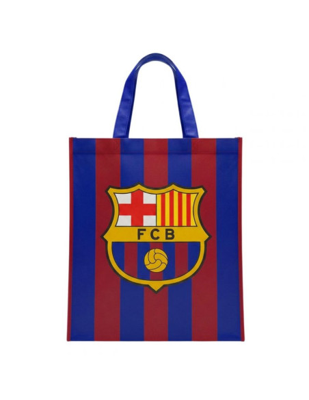 Fc barcelona torba na zakupy ekologiczna shopping bag 32x38cm b9040