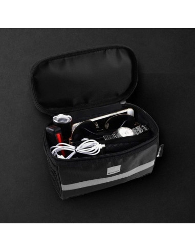 Wozinsky torba rowerowa na kierownicę z etui na telefon 2 l czarny (wbb12bk)